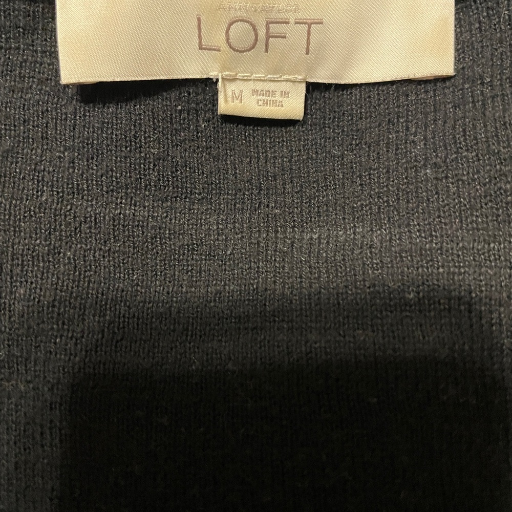LOFT Black Cardigan Sweater - Picture 5 of 5